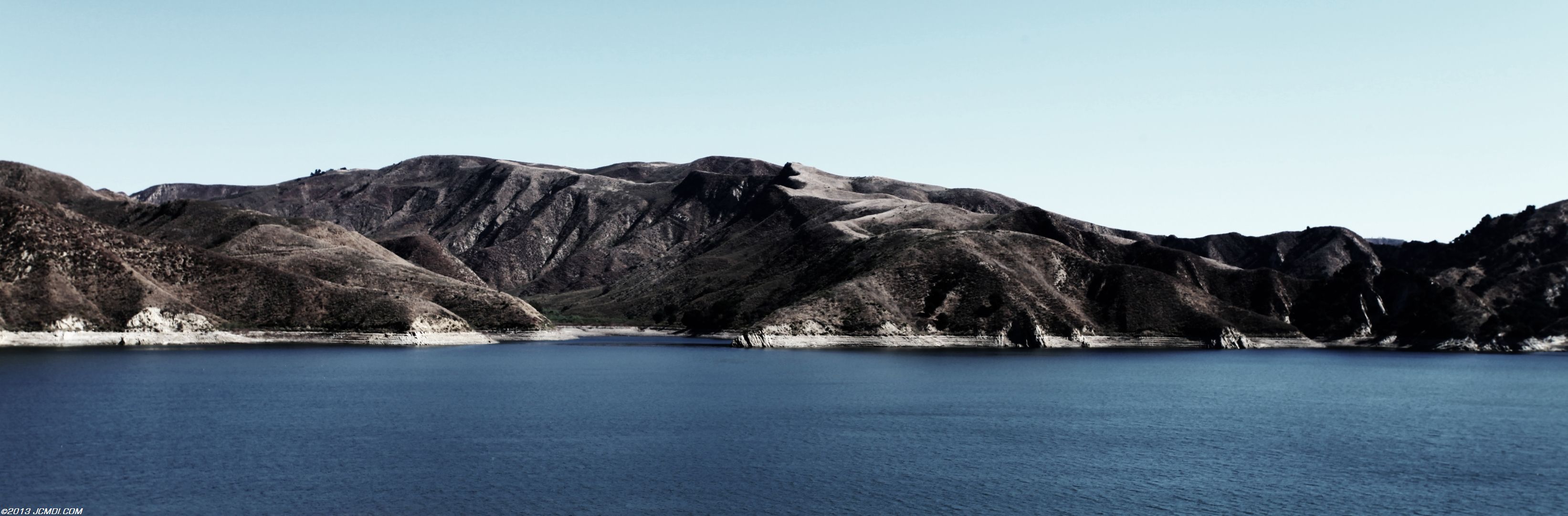 Piru Lake wide angle panoramic 11/17/2011